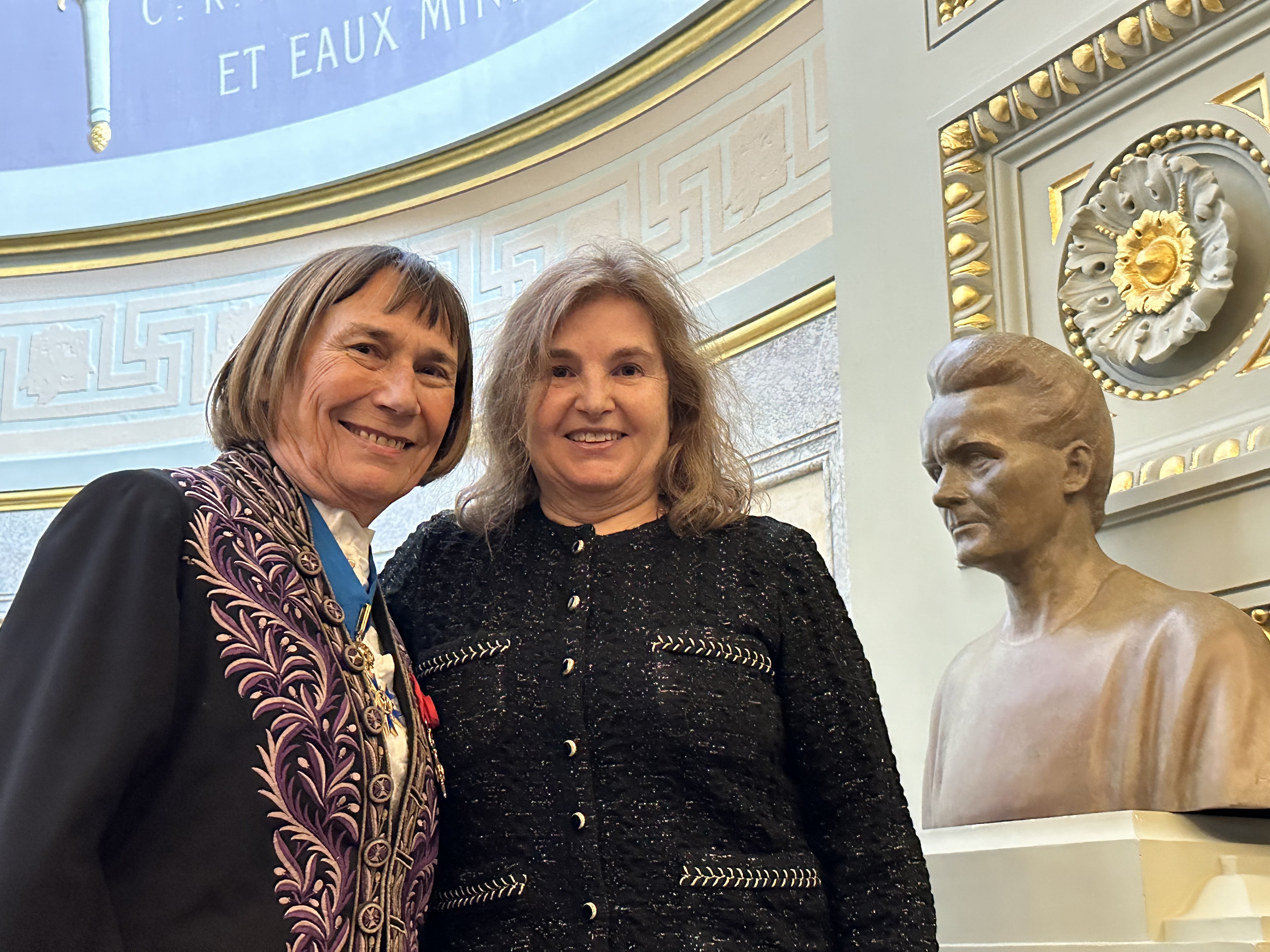 Daniela Rus at her induction into the French National Academy of Medicine.